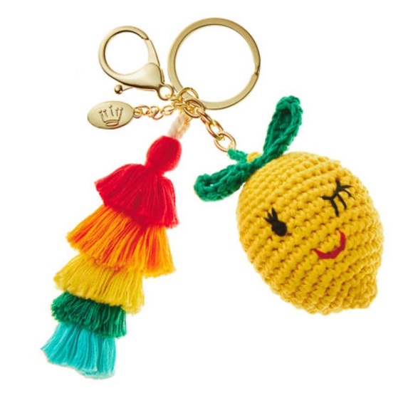 Hallmark Accessories - 🌟NWT Lemon crochet keychain